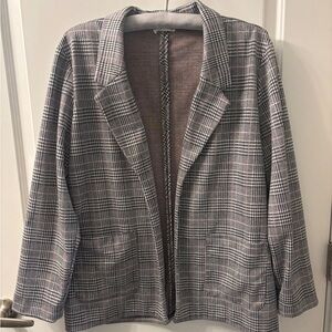 Black, white and pink Maurice’s blazer